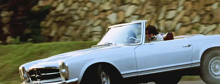 Pagoda and other 70s era Mercedes in the movie The Last King of Scotland