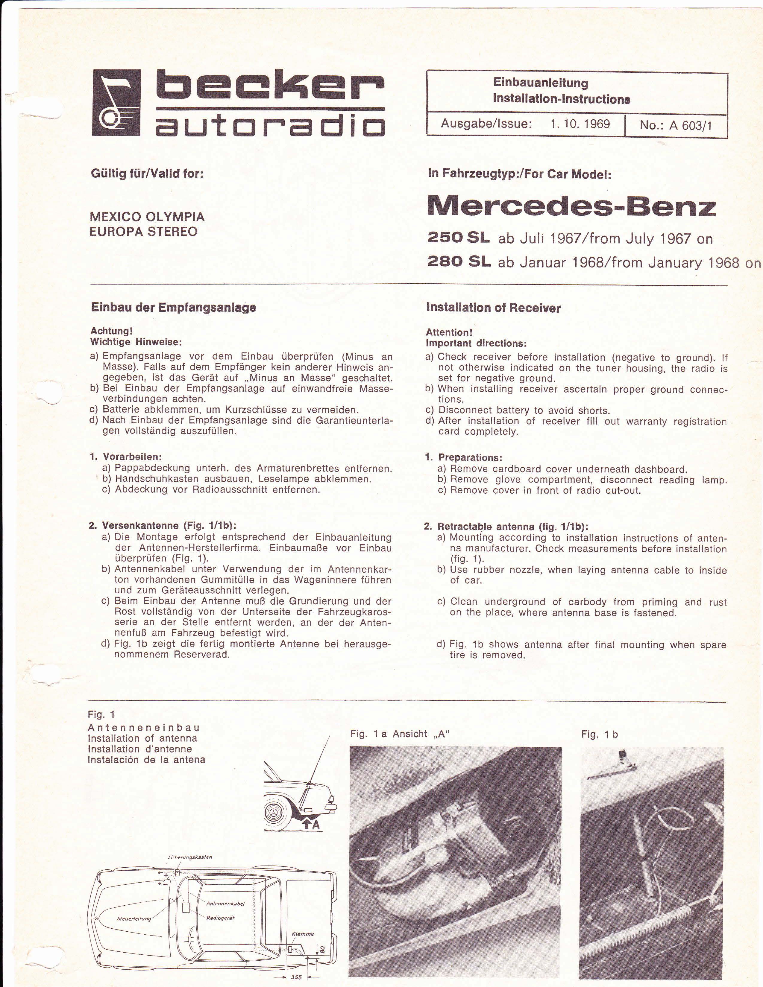 Pagoda Sl Group Technical Manual Electrical Radio