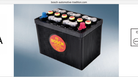 Bosch Tradition 12v Battery Now Being Produced Distributed