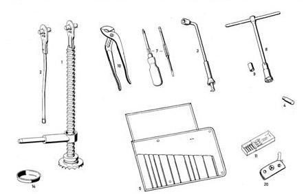 (W113): Acessórios 230sltools