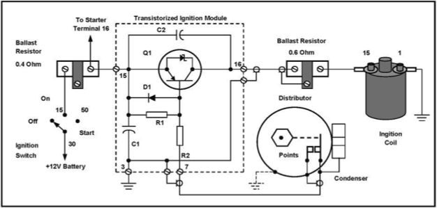 Pagoda SL Group Technical Manual :: Electrical / TransistorIgnition